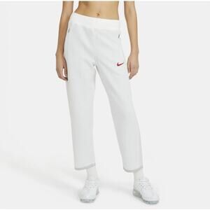 NWT Nike Women's Sportswear White Sweatpants Zip Pockets‎ CZ3617-100 Size Small